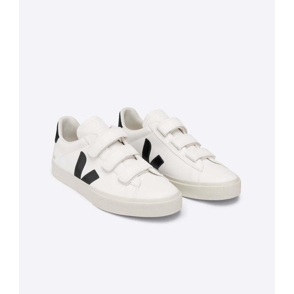 White/Black Men's Veja RECIFE CHROMEFREE Shoes | AU 197BEX